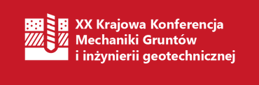 XX Krajowa Konferencja Mechaniki Gruntów i Inżynierii Geotechnicznej logo