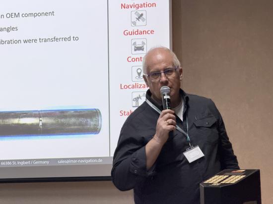 Zdjęcie XXVIII seminarium szkoleniowe HEADS. Oliver Koepke, iMAR. Fot. inzynieria.com