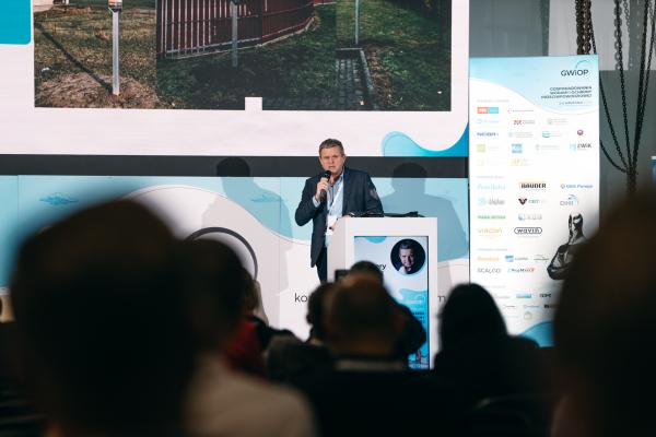 Zdjęcie IV Kongres Gospodarowania Wodami i Ochrony Przeciwpowodziowej. Ksawery Skąpski, ENVISUM Consulting. fot. Quality Studio dla www.inzynieria.com