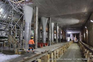 Widok w głąb szybu startowego. Fot. z archiwum AGP Metro Polska