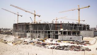 Budowa Educational City Stadium. fot. Najwyższy Komitet ds. Dostaw i Dziedzictwa / qatar2022.qa