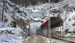 Widok tunelu od strony Trzcińska. Fot. Witold Szczotka/PKP PLK