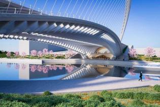 Nowe mosty w Huashan. Źródło: Santiago Calatrava