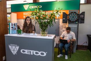 Stoisko firmy CETCO – Poland CETCO sp. z o.o. S.K.A. XVII Konferencja „INŻYNIERIA Bezwykopowa”. Fot. Quality Studio