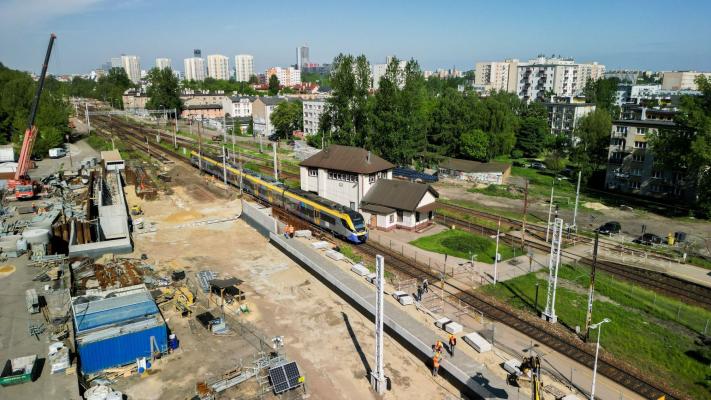 Zdjęcie Przebudowa stacji Katowice Zawodzie. Fot. Łukasz Hachuła/PKP PLK