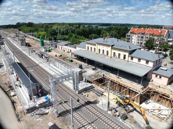 Mazury. Jak przebiega modernizacja stacji Ostróda?