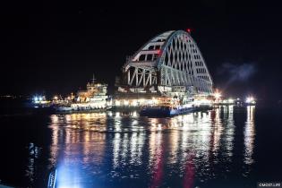 Most Krymski/sierpień 2017 r. Fot. Официальный информационный сайт строительства Крымского моста