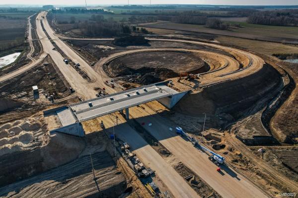 Zdjęcie Węzeł Bielsk Podlaski Północ. Fot. GDDKiA