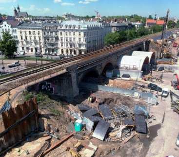 Zabytkowy wiadukt kolejowy w Krakowie: powstają nowe fundamenty avatar