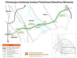 Odwierty pod budowę tunelu na Ursynowie
Przeznaczenie: tunel drogowy 
Długość: 2,4 km 
Metoda budowy: odkrywkowa  
