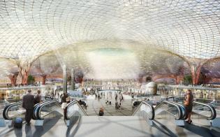Projekt nowego lotniska w Meksyku, opracowany przez Normana Fostera i Fernando Romero. Fot. fosterandpartners.com