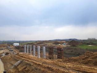 Budowa Północnej Obwodnicy Krakowa – droga ekspresowa S52. Fot. GDDKiA