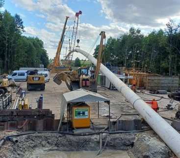 Pracowity miesiąc jednego z liderów rynku bezwykopowego. Kolejny przewiert wykonany