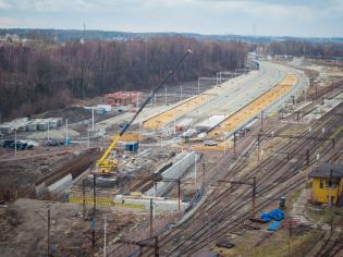 Prace na stacji Zebrzydowice. Fot. Łukasz Hachuła/PKP PLK