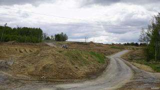Budowa drogi ekspresowej S19. Widok w stronę Barwinka. Fot. GDDKiA