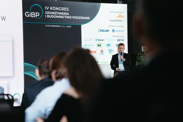 Zdjęcie IV Kongres Geoinżynieria i Budownictwo Podziemne. Dr inż. Michał Kowalski (Akademia Górniczo-Hutnicza). fot. Quality Studio dla www.inzynieria.com