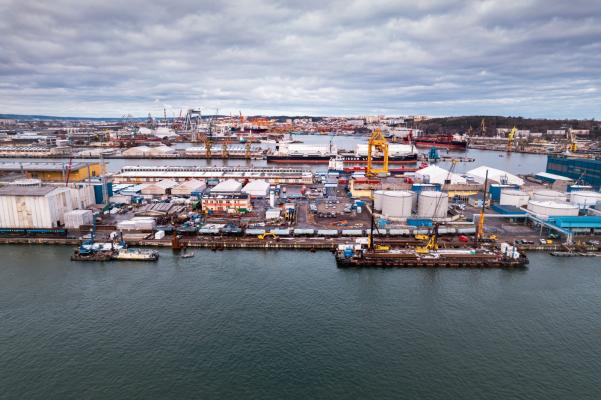 Zdjęcie Przebudowa nabrzeża Indyjskiego w Porcie Gdynia. Fot. NDI