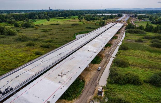 Zdjęcie Budowa drogi ekspresowej S1 Oświęcim–Dankowice. Fot. GDDKiA