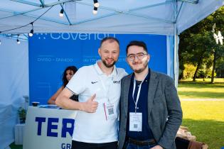 19. Konferencja, Wystawa i pokazy Technologii INŻYNIERIA BEZWYKOPOWA, Tomaszowice k. Krakowa, 2021 r. Mateusz Drąg – Terlan, Karol Skowera - Centrum Badań i Certyfikacji. fot. Quality Studio dla www.inzynieria.com