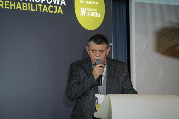 Zdjęcie Michał Andrzejewski, członek zarządu, Gamm-Bud sp. z o.o. X Konferencja Bezwykopowa Rehabilitacja. fot. Quality Studio dla www.inzynieria.com