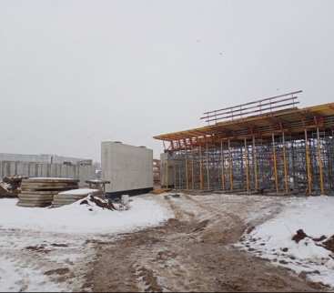 Avatar Węzeł DK77/DW723: montaż szalunków pod ustrój nośny wiaduktu