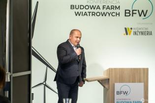 I Konferencja Budowa Farm Wiatrowych. Rafał Leśniak (HEADS sp. z o.o.). Fot. Quality Studio dla inzynieria.com