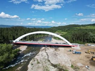 Most nad Białką w Trybszu w gminie Łapsze Niżne. Fot. Małopolski Urząd Wojewódzki w Krakowie