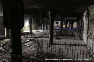 Zachodnia sekcja torów odstawczych. Fot. z archiwum AGP Metro Polska