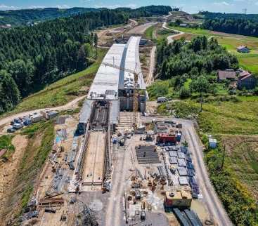 12 km drogi S19. Ponad 3 km poprowadzone estakadami. Tak wygląda jedna z nich [FILM] avatar