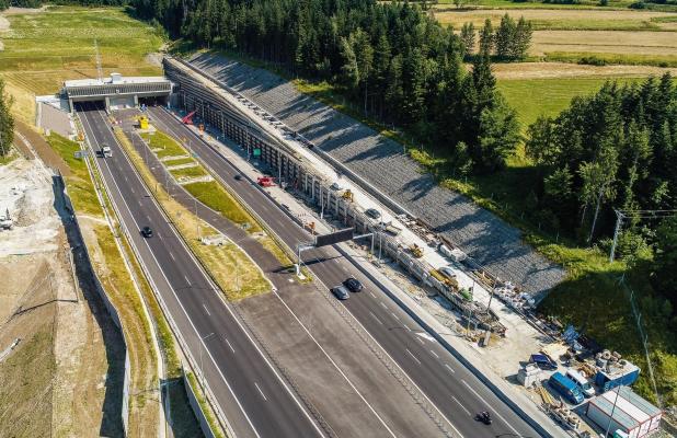 Zdjęcie Droga ekspresowa S7 Naprawa - Skomielna Biała. fot.GDDKiA