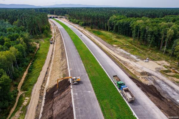 Zdjęcie Budowa drogi ekspresowej S1 Oświęcim–Dankowice. Fot. GDDKiA