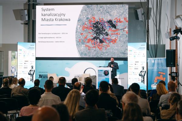Zdjęcie IV Kongres Gospodarowania Wodami i Ochrony Przeciwpowodziowej. Marcin Łukaszewicz, Dyrektor Infrastruktury Sieciowej, Wodociągi Miasta Krakowa. fot. Quality Studio dla www.inzynieria.com