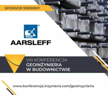 Aarsleff Srebrnym Sponsorem Konferencji „Geoinżynieria w Budownictwie” 2018 avatar