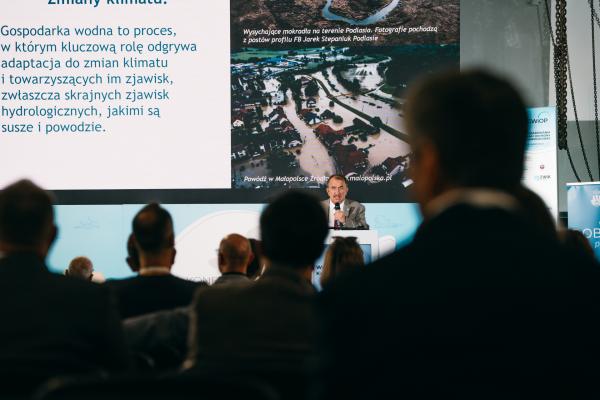 Zdjęcie IV Kongres Gospodarowania Wodami i Ochrony Przeciwpowodziowej. Wojciech Kozak, dyrektor Regionalnego Zarządu Gospodarki Wodnej w Krakowie, Państwowe Gospodarstwo Wodne Wody Polskie. fot. Quality Studio dla www.inzynieria.com