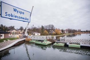 Most pontonowy w Gdańsku. Fot. Dominik Paszliński / www.gdansk.pl