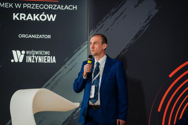 Zdjęcie II Konferencja Bezwykopowa Budowa. Marek Zapart (Wodociągi Miasta Krakowa). fot. Quality Studio dla www.inzynieria.com