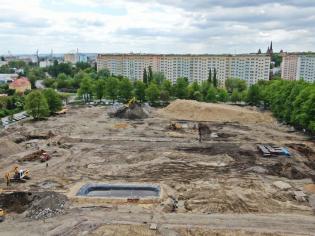 Szczecin: budowa Fabryki Wody. Fot. Fabryka Wody