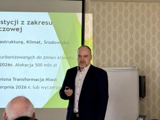 IV Szkolenie dla kadry zarządzającej przedsiębiorstwami wodociągowo-kanalizacyjnymi. Wojciech Szymborski, AqaresFot. inzynieria.com