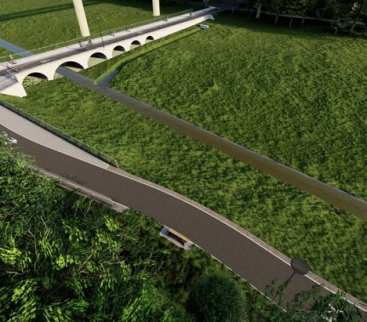 Poznań zbuduje kładkę nad Bogdanką. Podwyższy też nasyp avatar