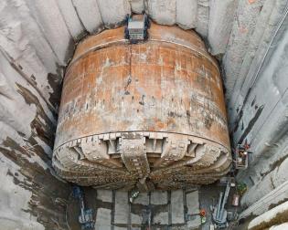 Budowa Anacostia Tunnel: TBM Lady Bird. Fot. DC Water 