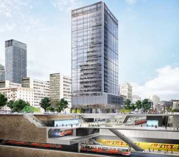 Warszawa: budowa wieżowca Central Point silnie oddziaływuje na stację metra avatar