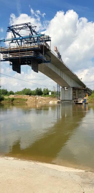 Budowa mostu Nowy Korczyn–Borusowa. Fot. dw973-mostnawisle.pl