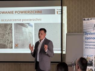 IV Szkolenie dla kadry zarządzającej przedsiębiorstwami wodociągowo-kanalizacyjnymi. Sylwester Stankiewicz, Immerbau. Fot. inzynieria.com