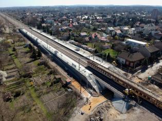 Modernizacja linii E30 w Krakowie; Prokocim. Fot. Piotr Hamarnik, PKP PLK
