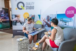 Stoisko firmy Quality Studio. XVII Konferencja „INŻYNIERIA Bezwykopowa”. Fot. Quality Studio
