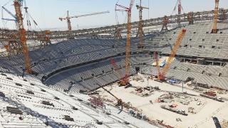 Budowa stadionu Lusail w Katarze / fot. Najwyższy Komitet ds. Dostaw i Dziedzictwa / qatar2022.qa