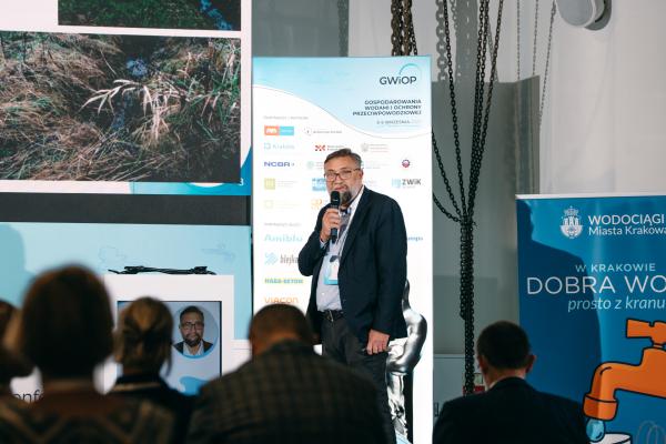 Zdjęcie IV Kongres Gospodarowania Wodami i Ochrony Przeciwpowodziowej. Piotr Zymon, Zastępca Prezesa ds. gospodarki wodnej, Zarząd Infrastruktury Wodnej w Krakowie. fot. Quality Studio dla www.inzynieria.com