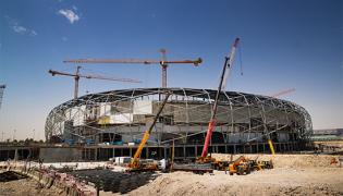 Budowa Educational City Stadium. fot. Najwyższy Komitet ds. Dostaw i Dziedzictwa / qatar2022.qa