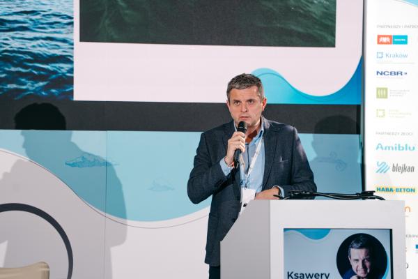 Zdjęcie IV Kongres Gospodarowania Wodami i Ochrony Przeciwpowodziowej. Ksawery Skąpski, ENVISUM Consulting. fot. Quality Studio dla www.inzynieria.com