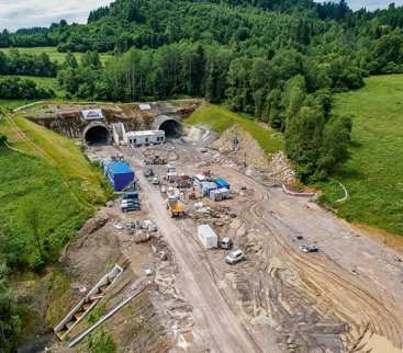 Realizacja portali tunelowych w ramach budowy drogi ekspresowej S1  na odcinku  Przybędza – Milówka avatar
